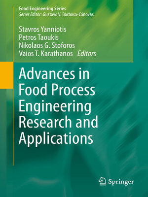 cover image of Advances in Food Process Engineering Research and Applications